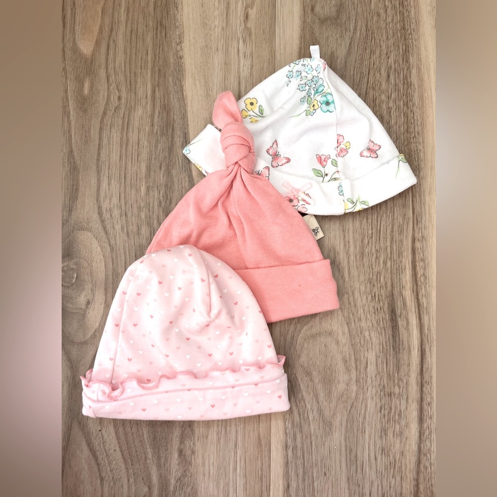 Baby Girl Hats Valentine’s Day Mother’s Day Easter Floral Butterflies Hearts Bow